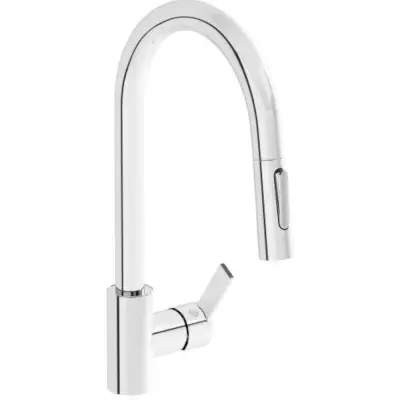 VitrA Masterline Maestro Pull-Down Keukenkraan Chroom 