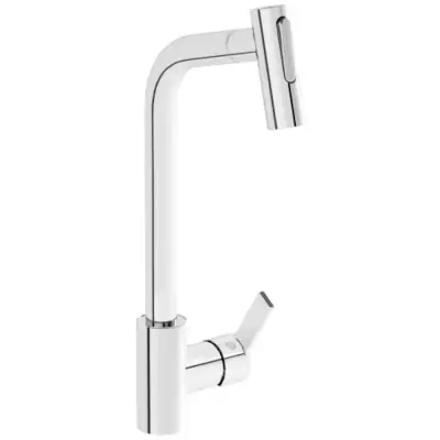 VitrA Masterline Maestro Pull-Out Keukenkraan Chroom - 1