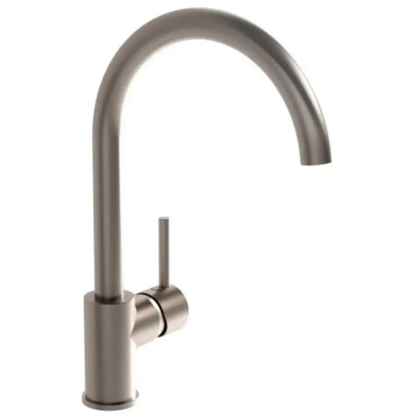VitrA Minimax S Keukenkraan Geborsteld Nikkel - 1