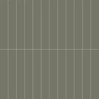 VitrA Mode Tatami Tegel 2.5x15 Cut Mat Mosgroen 