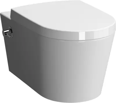 VitrA Nest Rim-ex Wandcloset Met Thermostatische Bidet Wit - 1