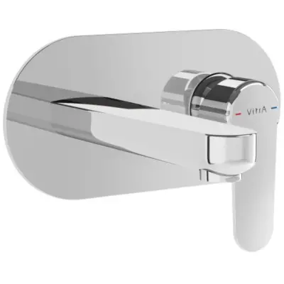 VitrA Root Round Inbouw Wastafelkraan Chroom - 1