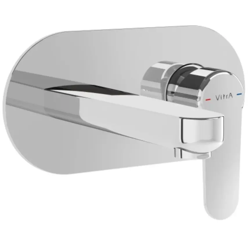 VitrA Root Round Inbouw Wastafelkraan Chroom - 1