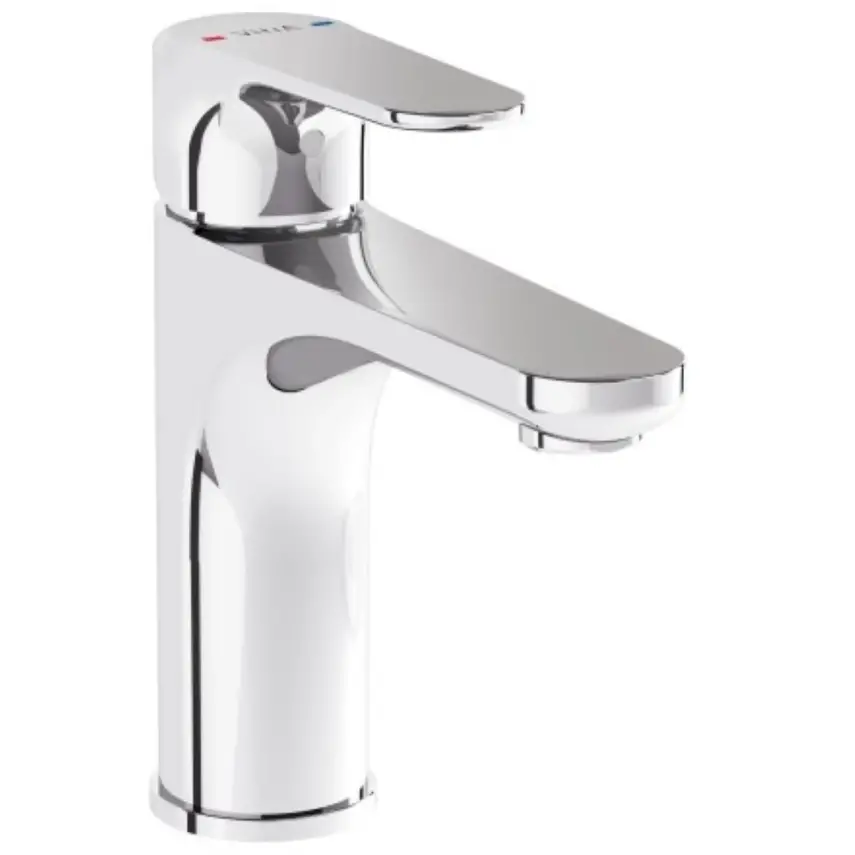 VitrA Root Round Wastafelkraan Chroom - 1
