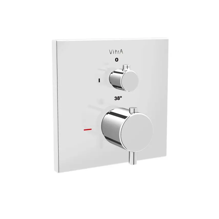 VitrA Root Square Douche/Bad Kraan Chroom - 1