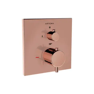 VitrA Root Square Douche/Bad Kraan Koper 