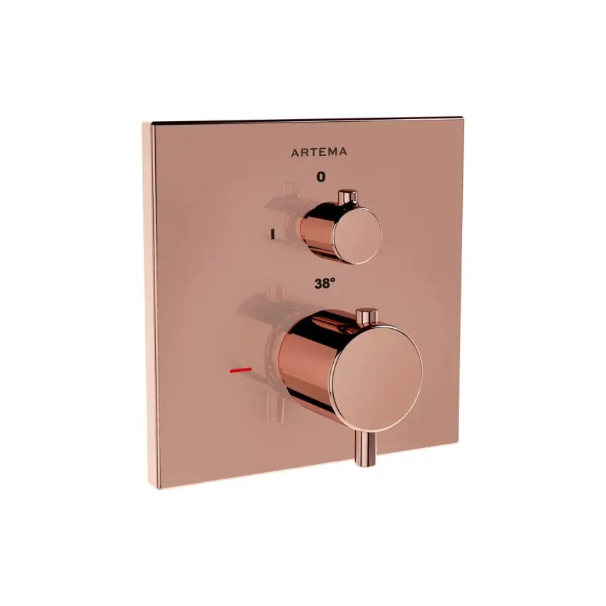 VitrA Root Square Douche/Bad Kraan Koper - 1