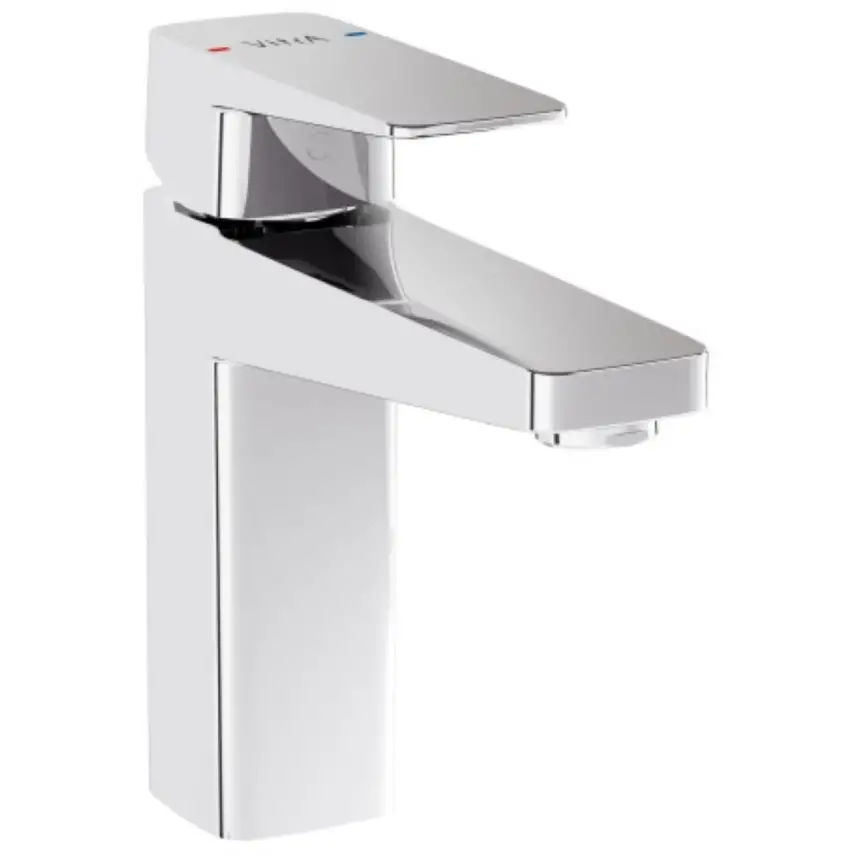 VitrA Root Square Wastafelkraan Chroom - 1