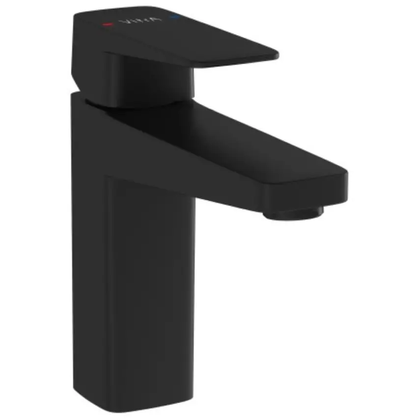 VitrA Root Square Wastafelkraan Mat Zwart - 1