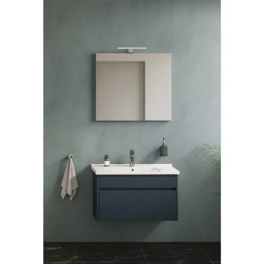 VitrA S50+ Badkameronderkast Antraciet 80cm - 3