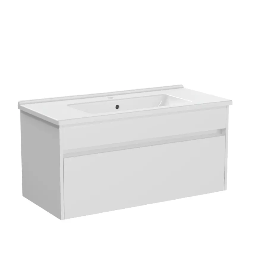 VitrA S50+ Badkameronderkast Wit 100cm - 1