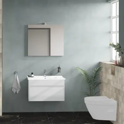 VitrA S50+ Badkameronderkast Wit 80cm - 3